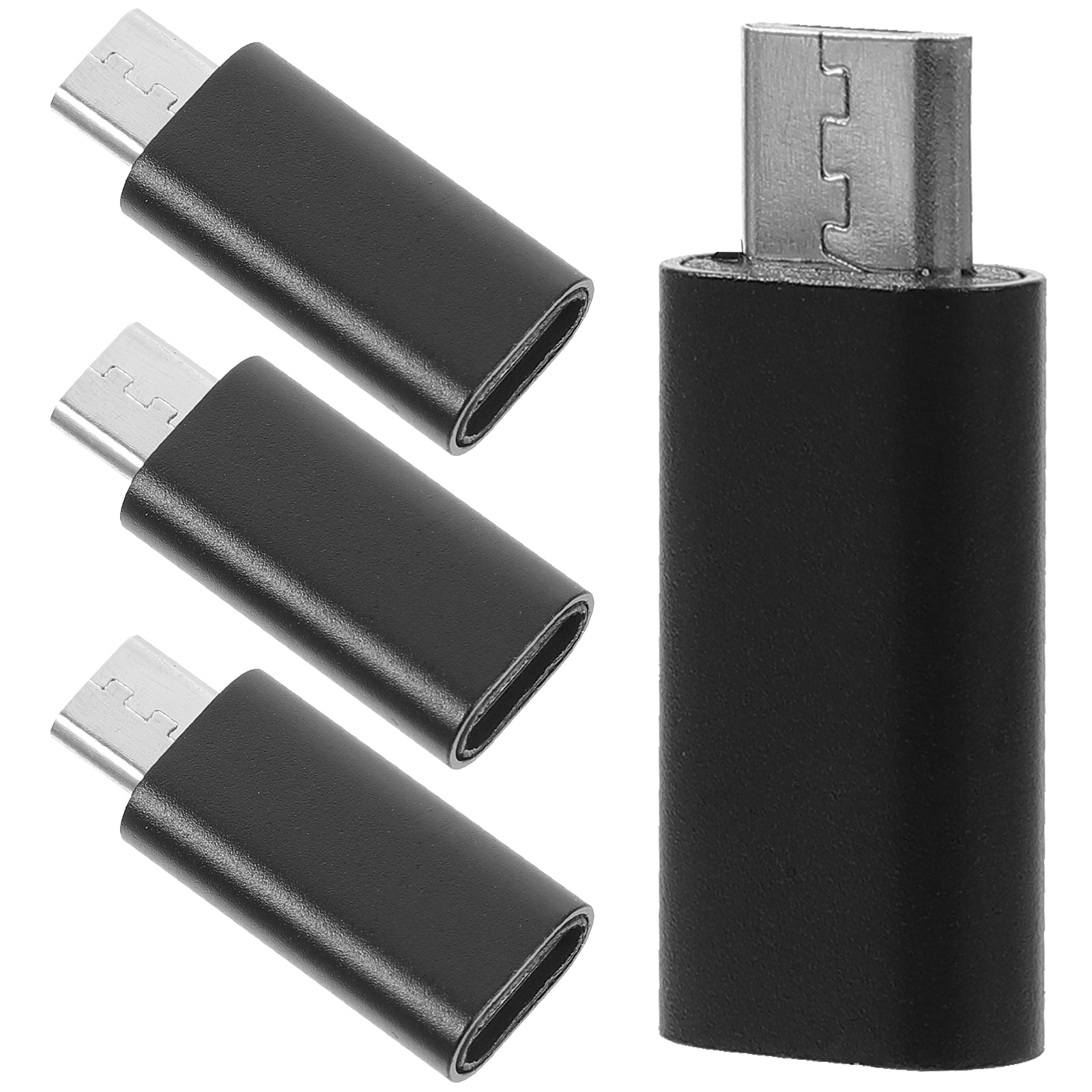 4pcs USB C To Micro USB Adapter Micro USB Male To USB Typec Female