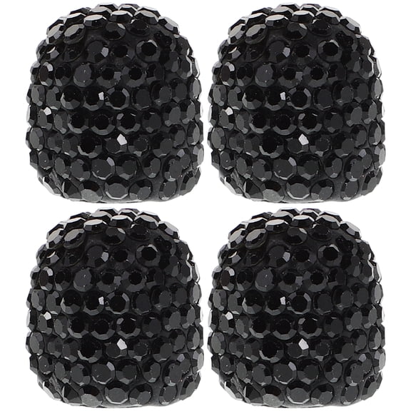 4pcs Universal Bling Car Tire Valve Stem Caps Sparkling Rhinestone Tire Valve Covers For Cars Motorcycles Suvs Trucks And Bicycles