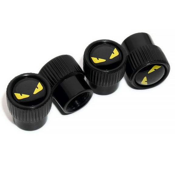4pcs Universal Fit Demon eyes Car Wheels Tire Air Valve Cap Stem Dust Cover Gift