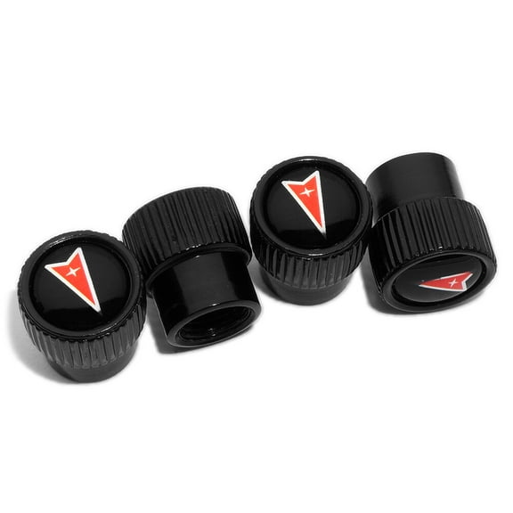 4pcs Universal Fit Pontiac Car Wheels Tire Air Valve Caps Stem Dust Cover Gift