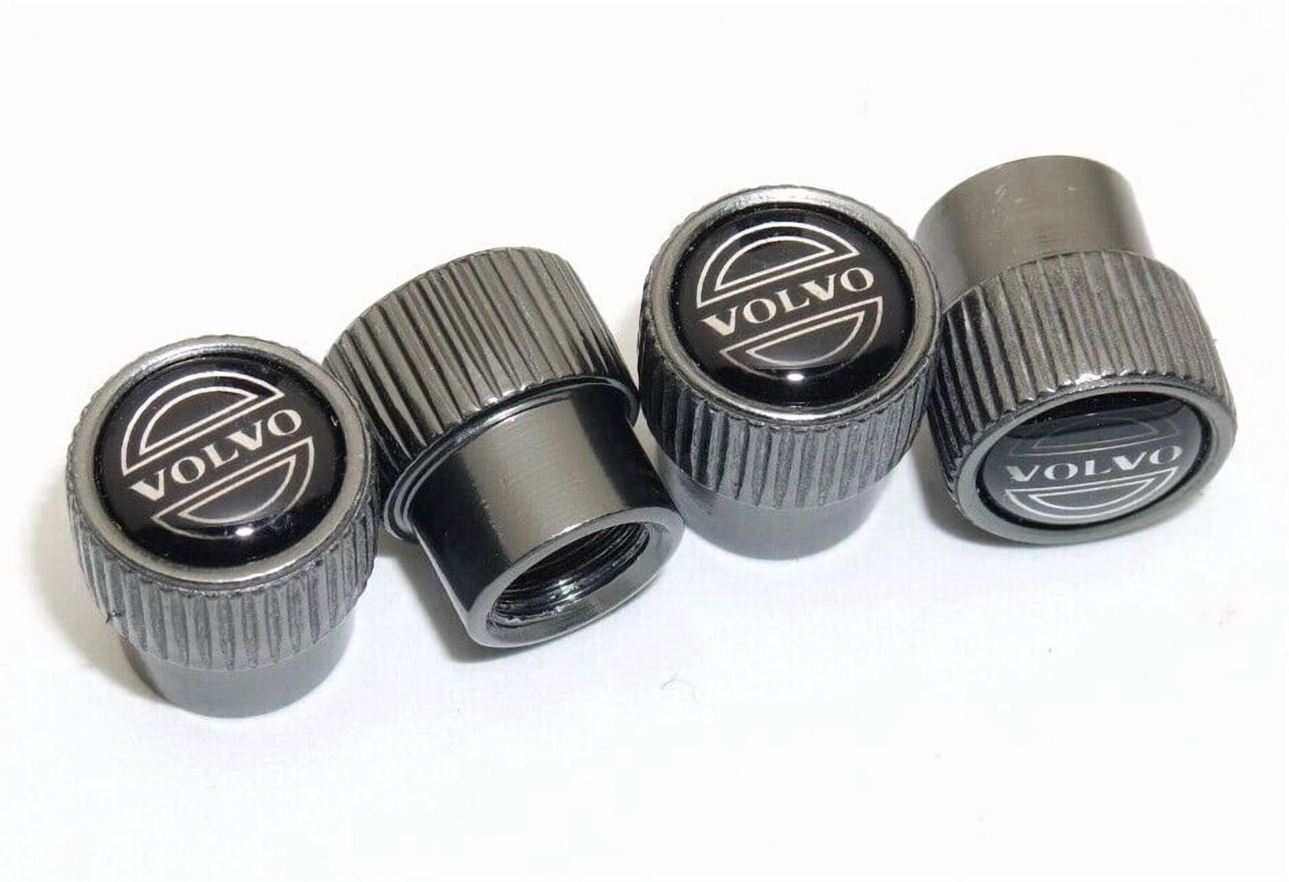 4pcs Universal Fit Volvo Car Wheels Tire Air Valve Caps Stem Dust Cover ...