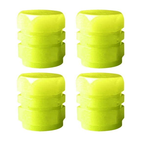 4pcs Universal Fluorescent Car Tire Valves Caps