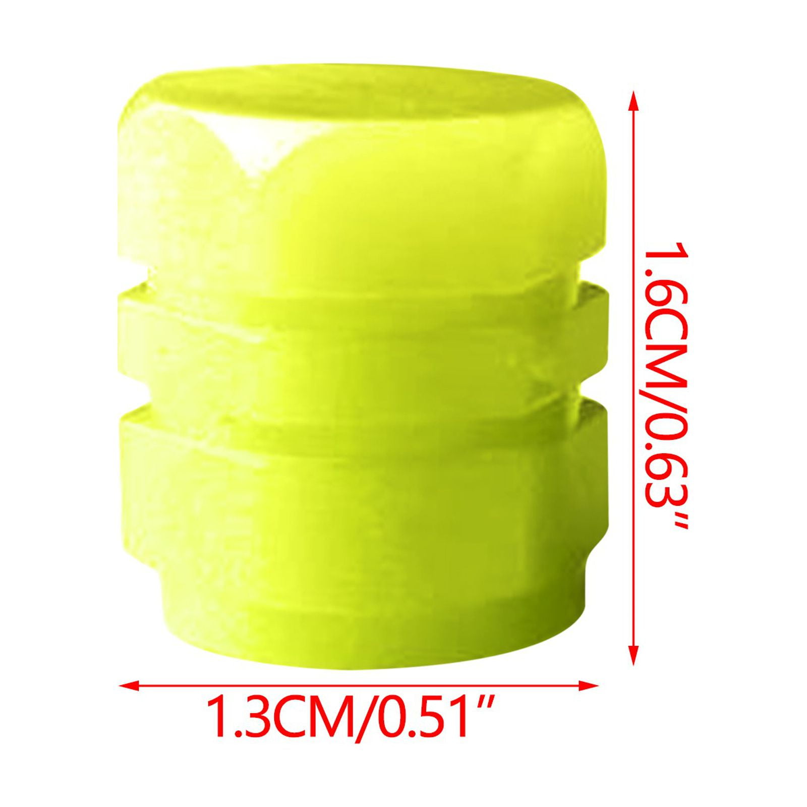 4pcs Universal Fluorescent Car Tire Valves Caps