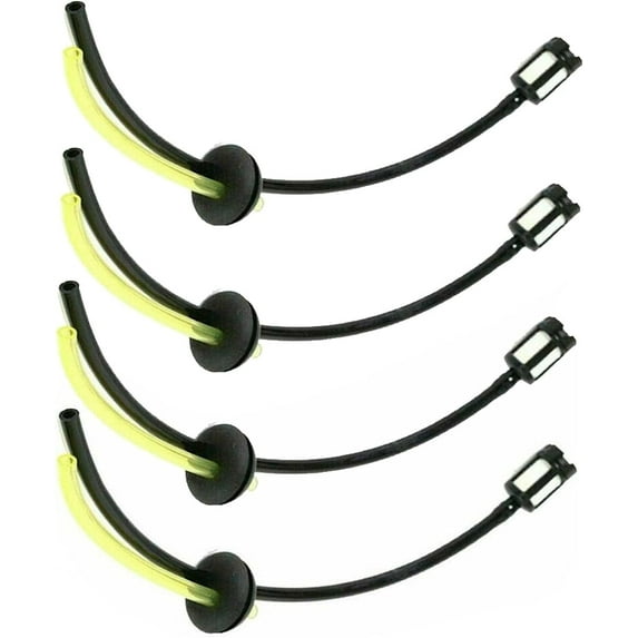4pcs Universal Fuel Line Hose Tube with Tank Filter Kit Replacement for Strimmer Trimmer Brush Cutter Weed Eater Edger Repair