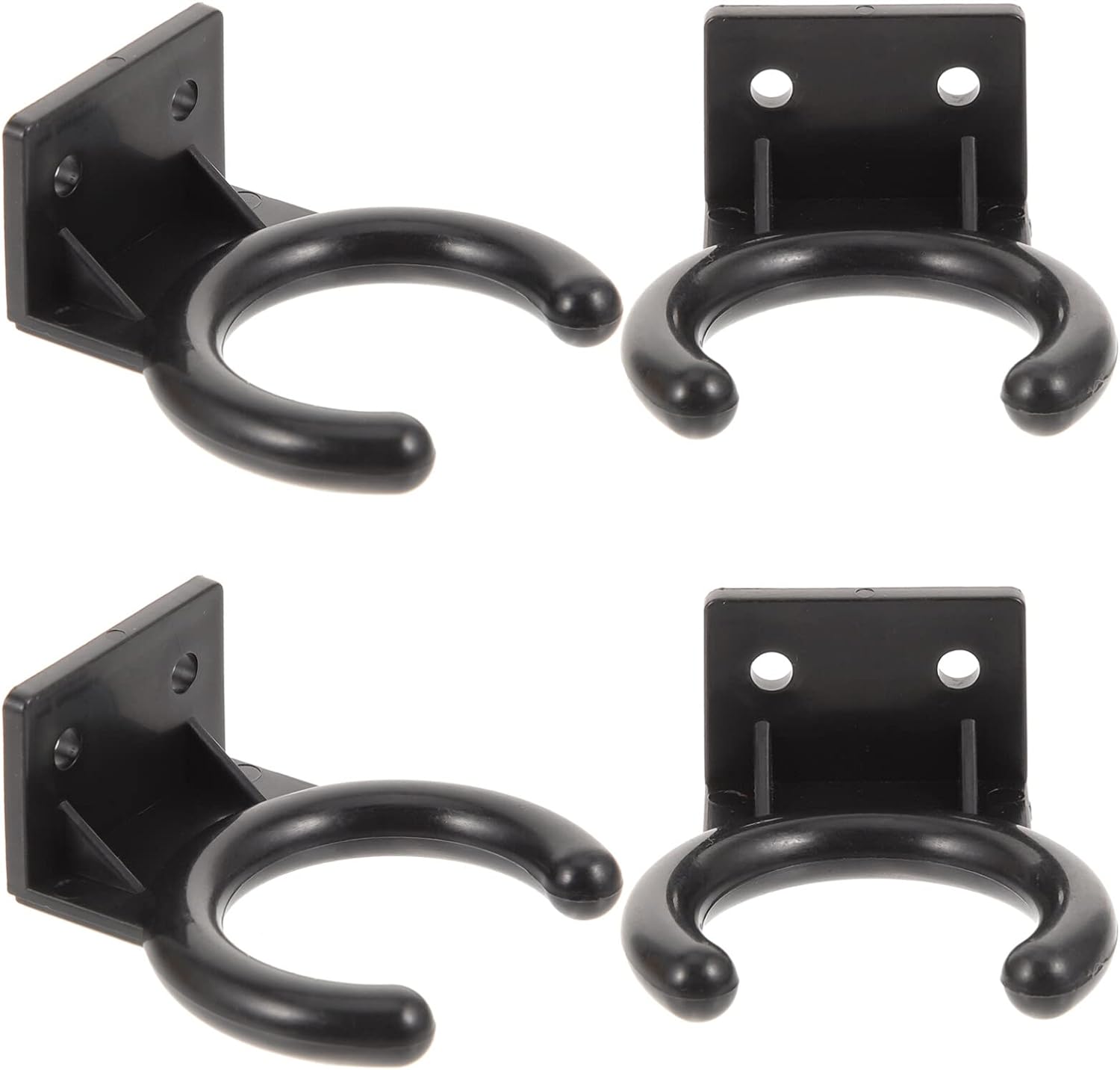 Karaki Rack 4pcs Universal Microphone Wall Hanger Hook Holder Stand Bracket Wall ...