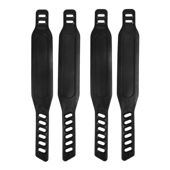 4pcs Universals Bicycles Pedal Straps Adjustable Length Bicycles Pedal Straps for Exercise and Stationary Bike