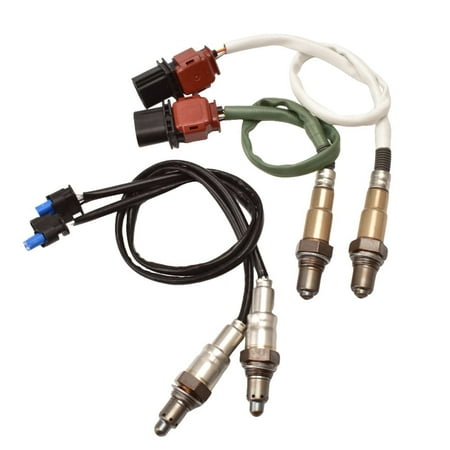 4pcs Up+Downstream Oxygen Sensor O2 Compatible with Ford F-150 XL XLT 2.7L 2018-2020 # 234-5173,234-5174,234-8050