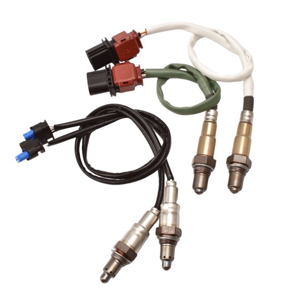 4pcs Up+Downstream Oxygen Sensor O2 Compatible with Ford F-150 XL XLT 2.7L 2018-2020 # 234-5173,234-5174,234-8050