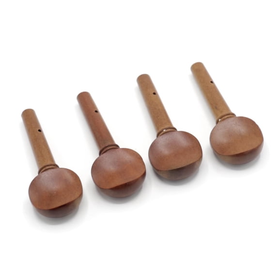 4pcs Violin Fiddle Tuning Peg Set, Jujube Wood, Replacement Wooden Tuning Peg...