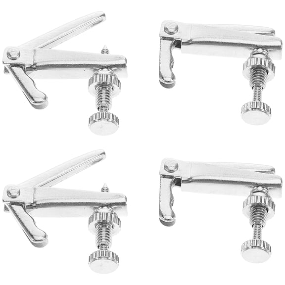 Violin Fine Tuners with Four Precision Alloy Tuners for Practice and Stringed Instruments 1/2 1/4