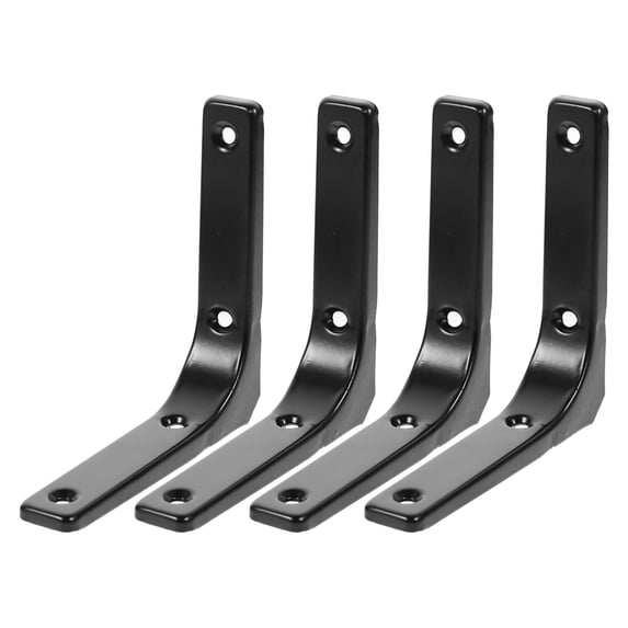 4pcs Heavy Duty Wall Mounted Shelf Brackets for Wall Rack Support, and Strong Brackets