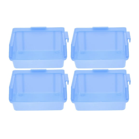 4pcs Warehouse Storage Bins Warehouse Stacking Bins Warehouse Nesting Storage Shelves