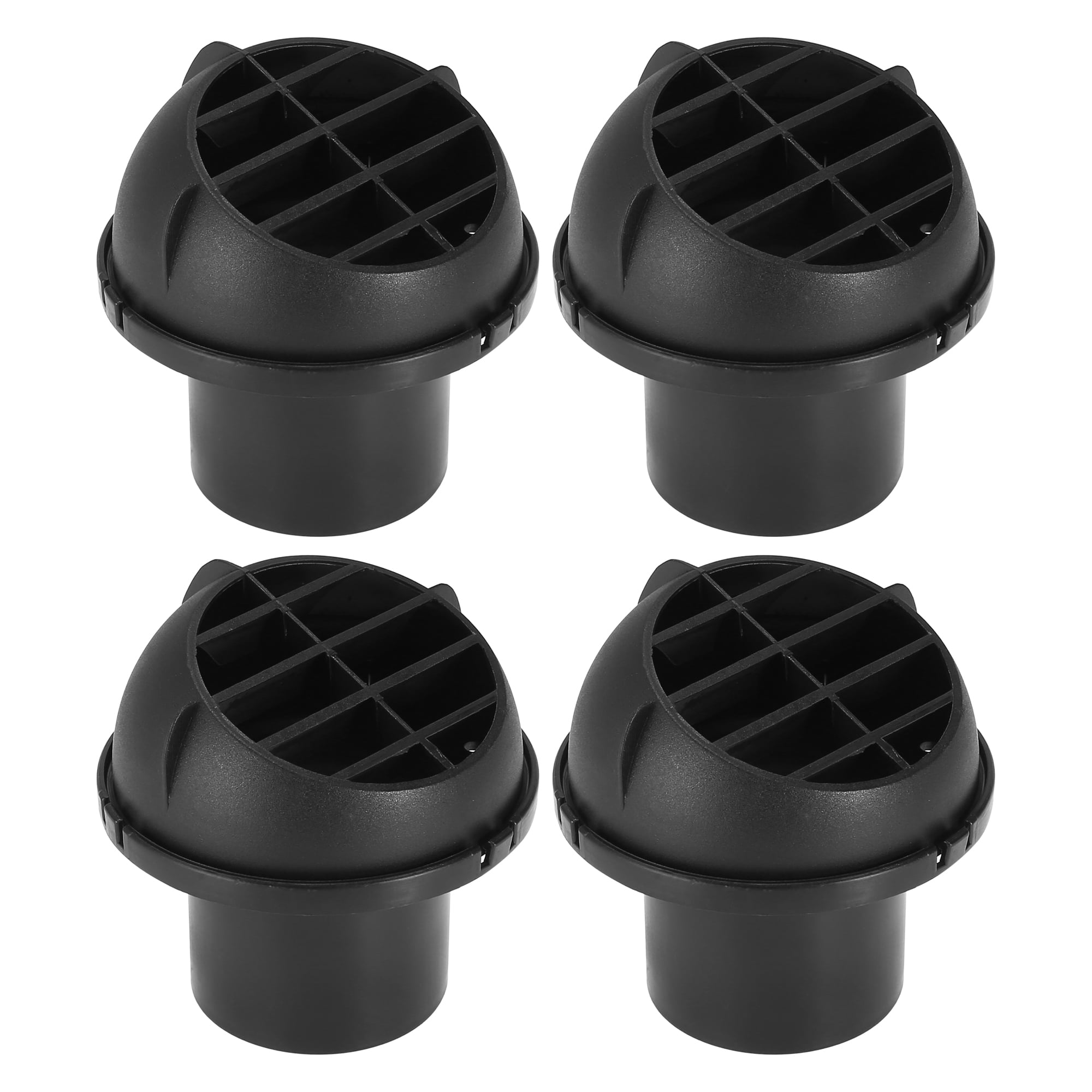4pcs Warm Air Vent Outlet 60mm Auto Car Heater Duct Hose Pipe