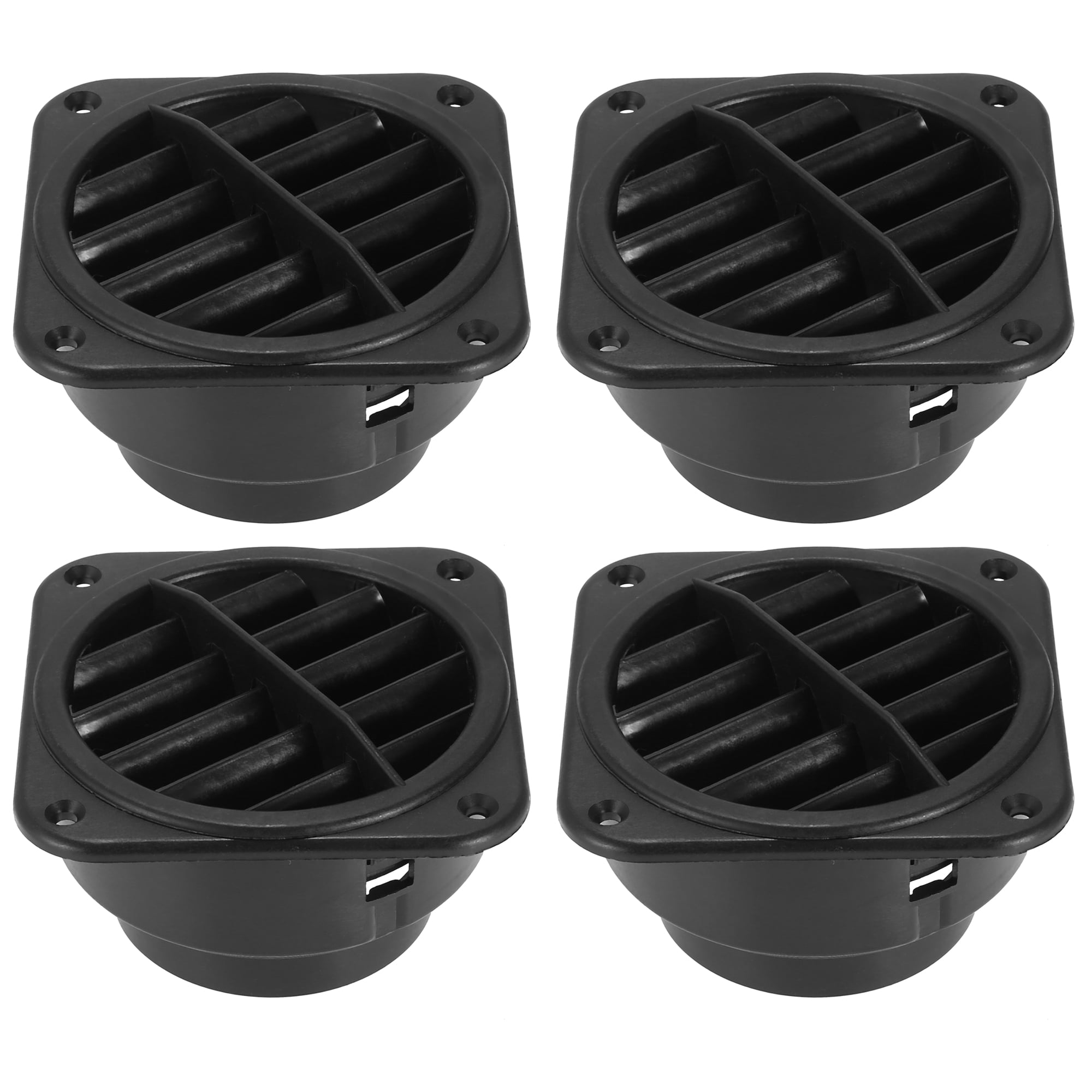 4pcs Warm Air Vent Outlet 75mm Auto Car Heater Duct Hose Pipe 360 Degrees  Car Parking Heater Air Conditioner Steering