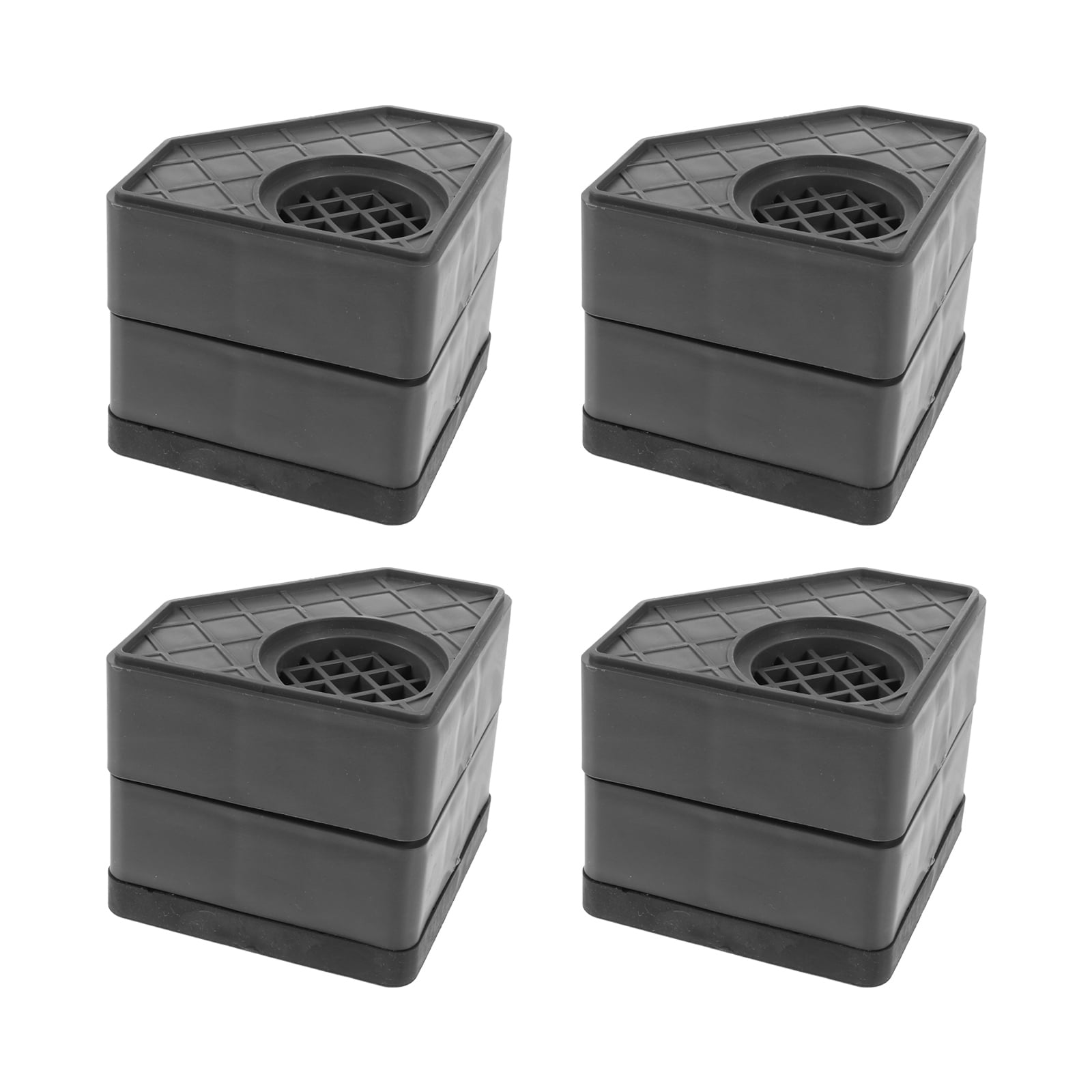 4pcs Washing Machine Heightened Foot Mats Shockproof Washing Machine