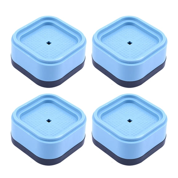 4pcs Washing Machine Risers Bed Lifts Stackable Furniture Risers Easy Use Raiser Blocks for Desk Couch and Chair