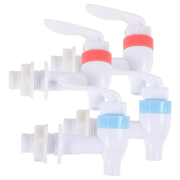 4pcs Water Dispenser Spigot Hot Cold Switches Flow Control Replacement Parts for Water Dispensers Water Dispensers Faucet Part For Replacement Universal Water Tap Faucet