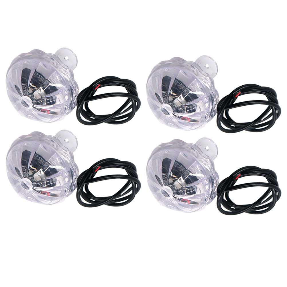 4pcs Waterproof Underglow Led Light Brake Light Motorcycle Light Headlight