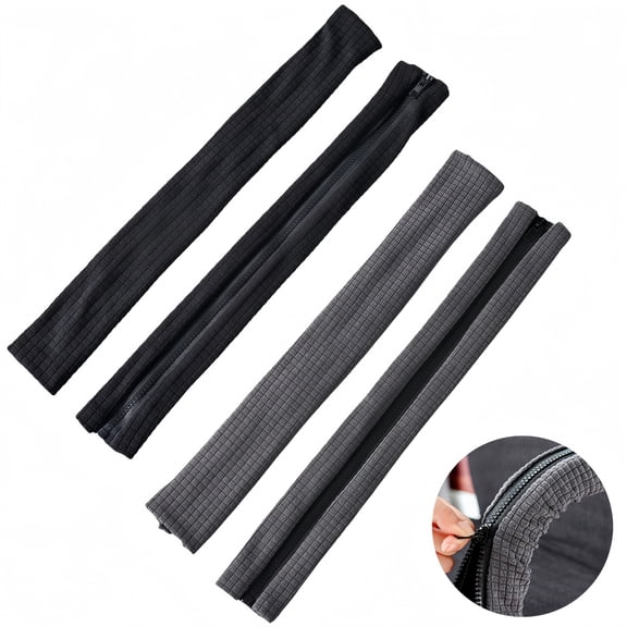 4pcs Waterproof Universal Chair Armrest Covers in Solid Color for Home Use