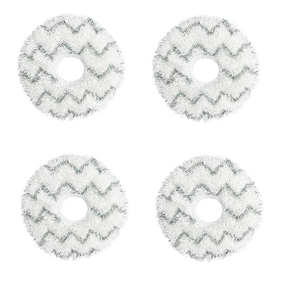 4pcs Wave Pattern Mop Cloth For Ecovacs Deebot X1 Omni Turbo Robot