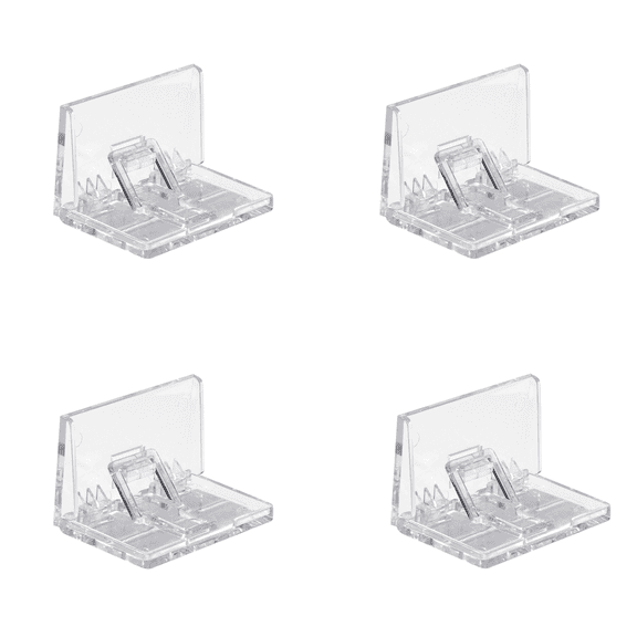 4pcs Window Security Stoppers With Locking Mechanism Rustproof Treatments Adjustable for Humid Climates Balconies