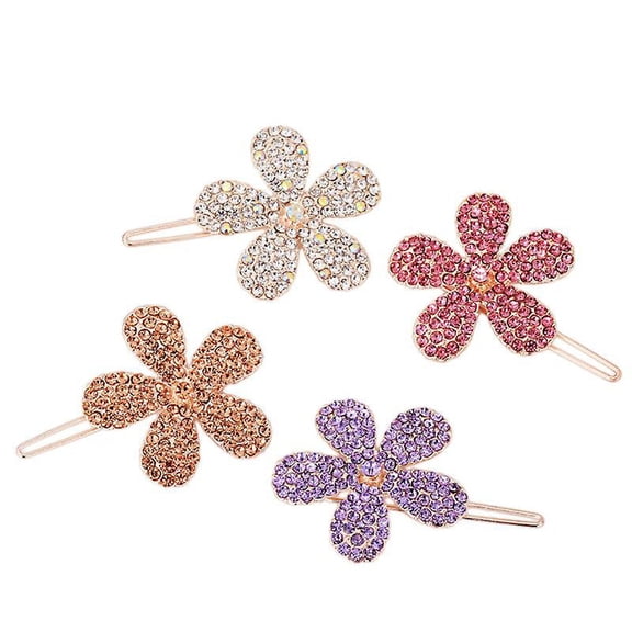 4pcs Women Rhinestone Bobby Pins