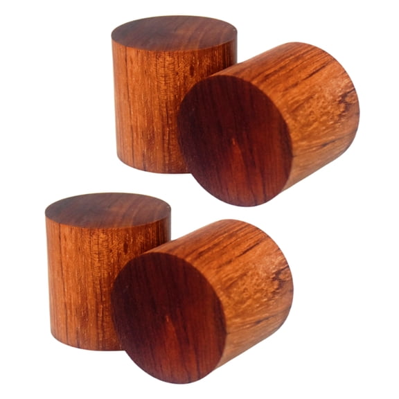4pcs Wood Base Sleek Wood Pad Portable Wooden Platform Enhances Your Pleasure Suitable for Equipment