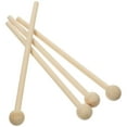 thumbnail image 1 of 4pcs Wood Mallets Percussion Sticks Musical Percussion Instrument Parts Accessories (Wood Color), 1 of 6