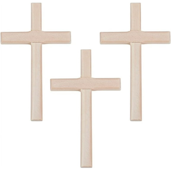 4pcs Wooden Decoration Hand Holding Large Beige Hand Held Prayer Decorative Wood Crucifix Crosses Decor for Wall Decors Gifts Christmas Easter Party Home Decoration Ornaments