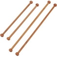 thumbnail image 1 of 4pcs Wooden Flag Banner Pole 9/12 Inch Rod Wall Hanging Bar Banner Hanger Pole Banner Hanger Garden Flag Hangers for Tapestries Blankets Curtains and Wall Decoration, 1 of 5
