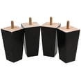 thumbnail image 1 of 4pcs Wooden Furniture Legs Sofa Legs Couch Leg Replacement Legs Coffee Table Dresser Feet For Coffee Table Dresser Desk Cabinet Bench Repair, 1 of 7