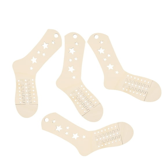 Wooden Sock Blockers for Knitting Keep Socks Shaped and Paired Adjustable Essential Tool Light
