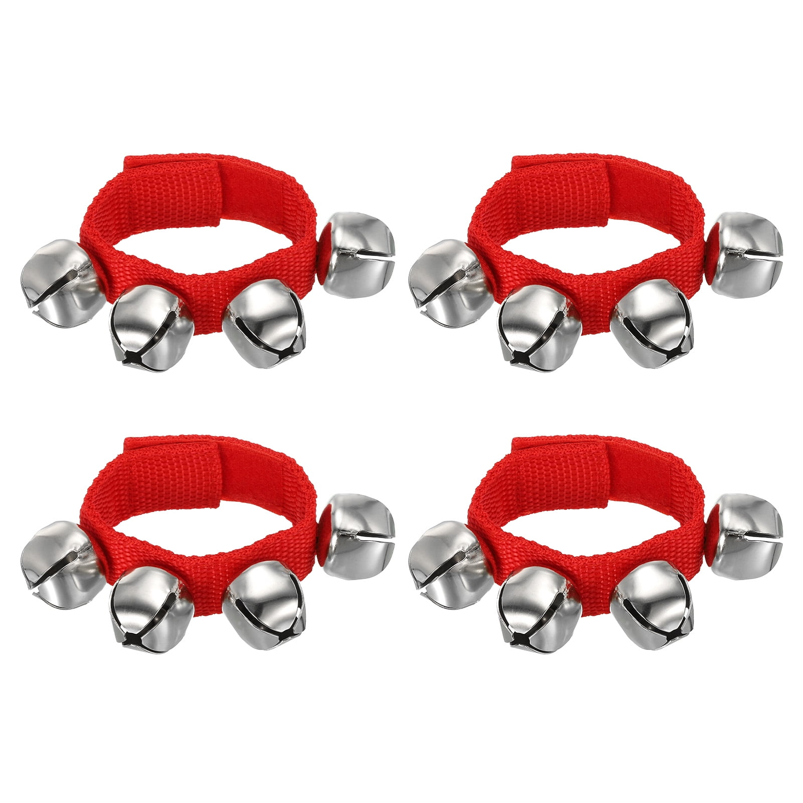 4pcs Wrist Bells, Jingle Bells Ankle Bells Percussion Instruments