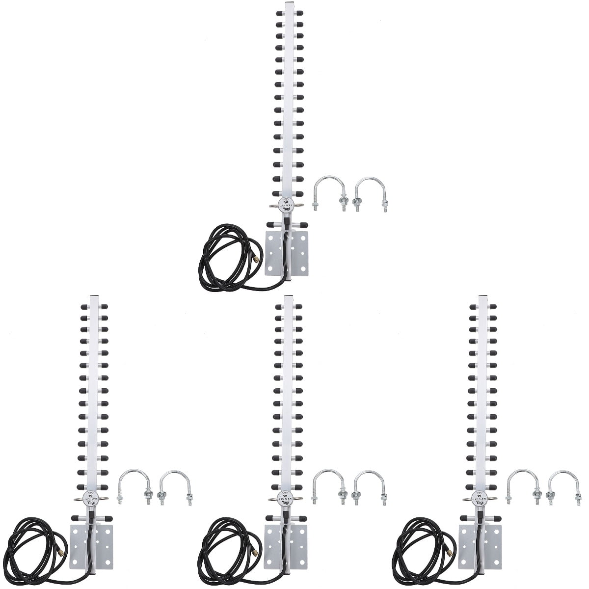 Yagi Antenna, 4G 16 Unit 25dBi High Gain Router Network Card Directional Yagi Antenna 791 821MHz/832 862MHz/1710 1785MHz/1805 1880MHz/2500 2570MHz/2620 2690MHz - View #7