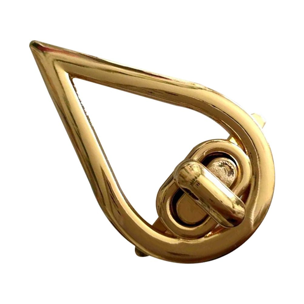 4pcs Zinc Alloy Female Bag Accessories Creative Water Drop Shape Design