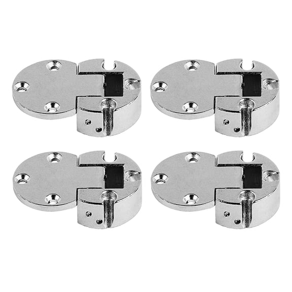 4pcs Zinc Alloy Folding Table Hinge and 90 Degree Butt Hinge for Drop Front Desk, Cabinet, Cupboard Furniture Doors Hardwaremedium size
