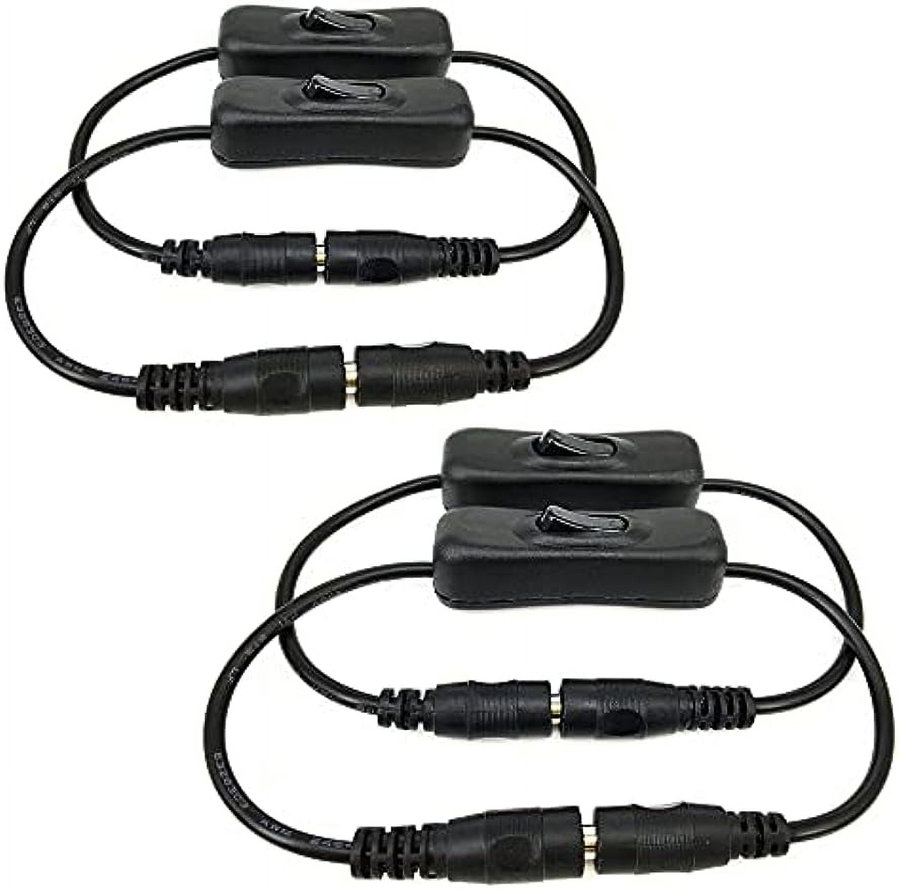 4pcs dc 12v Inline Switch,Low Voltage Switch, Manual Inline DC Power
