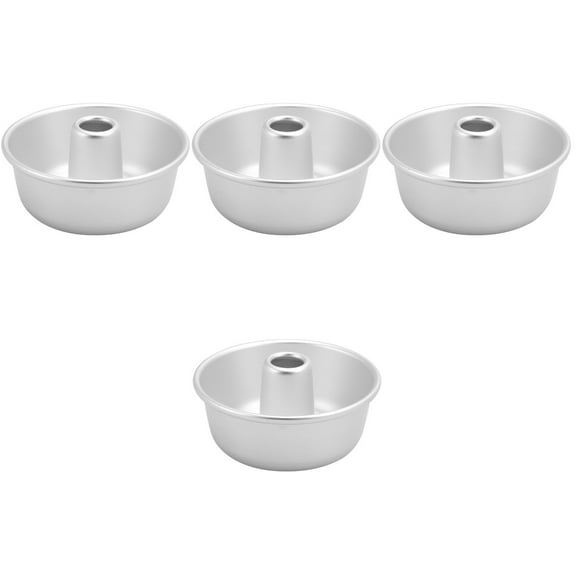 4pcs donut pots and pans pan for individual donut cake pan aluminum alloy doughnut cake mould for muffins cupcakes pizza pan.4x9.4cm cupcake pan