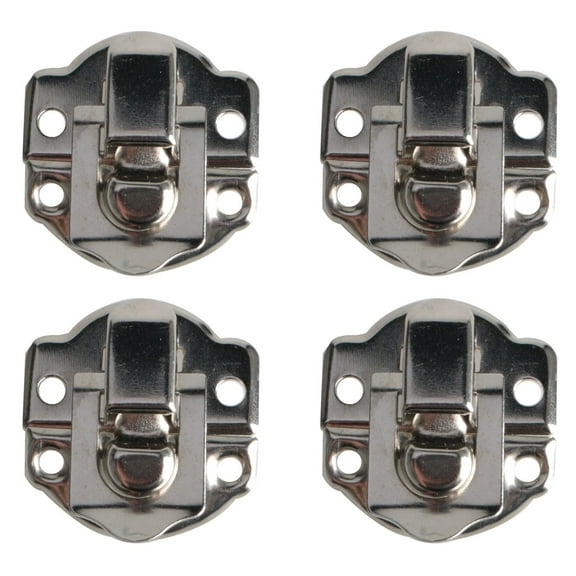 4pcs for Mini Suitcase Toggle Catch Lock Latch Clasp Zinc Alloy Hardware for Boxes Mailbox Chest Cases Jewelry Storage Home Office Shop Use