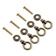 thumbnail image 1 of 4pcs/pack Mini Simple Vintage Pull Rings Cosmetic Case Jewelry Box Attachment Handle Bronze, 1 of 8