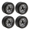 thumbnail image 1 of 4pcs/set 1.9in Aluminum Alloy Beadlock Wheel Rims for SCX10 90046 Crawler Car PartsTitanium, 1 of 8