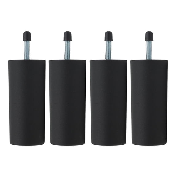 4pcs/set 100mm 4" Round Wooden Replacement Sofa Legs for Bed Table