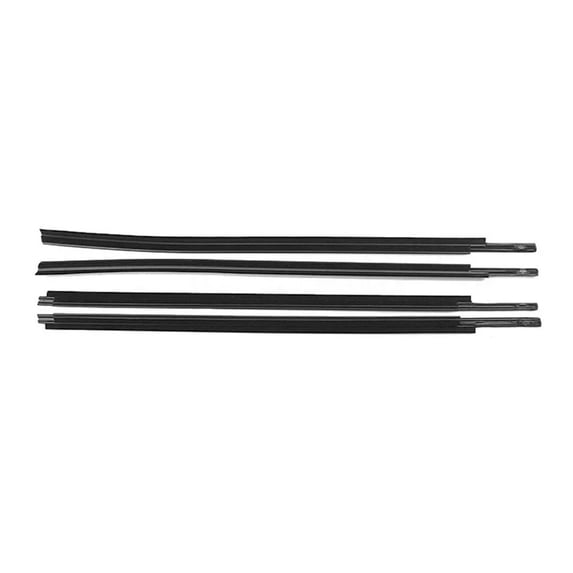 4pcs/set Car Window Weatherstrip For Toyota Tundra CrewMax 2007-2018