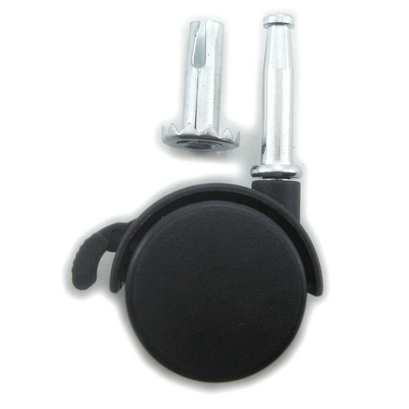 4pcs/set Furniture Swivel Caster / Wheel w/ Socket Chair Replacement (Dia 1.5 inches with Brake)