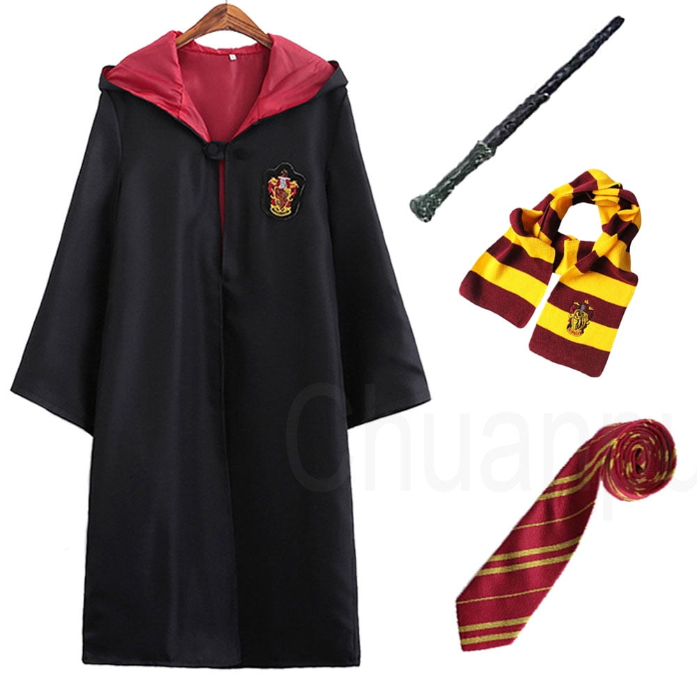 4pcs/set Harry Potter Costume For Kids Adult 