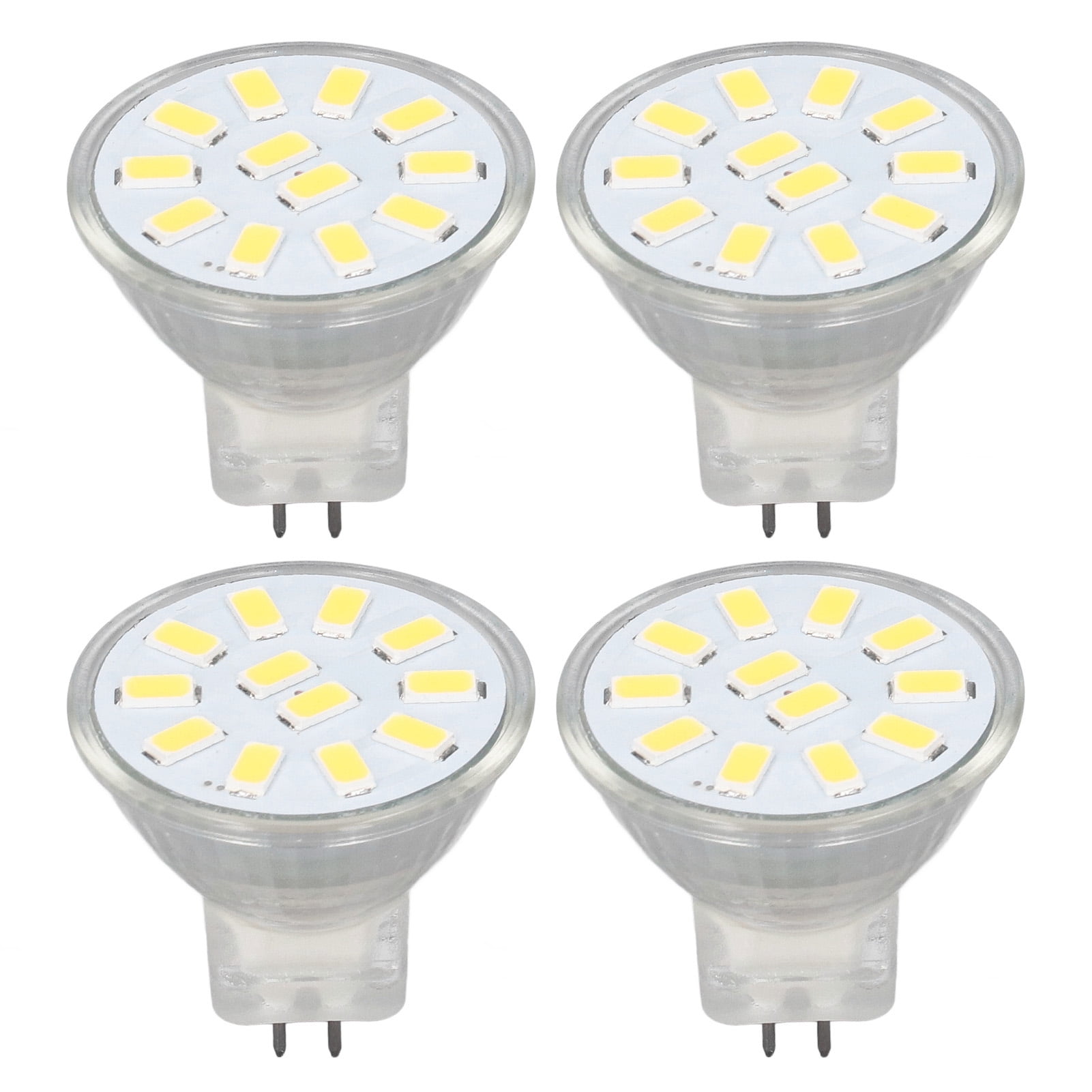 4pcs/set MR11 LED Spot Light Bulb with Dual Needle Base 360° Heat