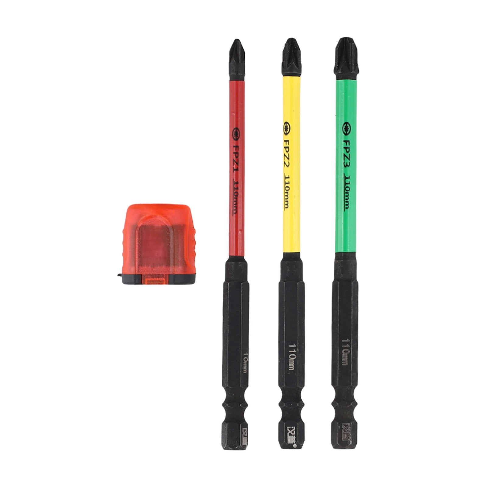 4pcs/set Magnetic Electrician Special Cross Screwdriver Bit Nutdrivers ...