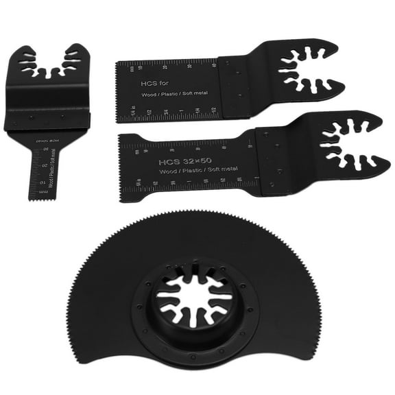 4pcs/set Oscillating Saw Blades Accessories Multi Tool Saw Blades Power Wood Cutting Tool Bits