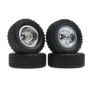 4pcs/set Remote Control Crawler Wheel Tires Compatible with MN78/ MN82 Remote Control Crawler Car Truck Modified Tool