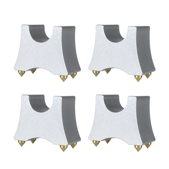 4pcs/set Universal Metal Foot Nails Speaker Cable Tray Stand Feet Shock Absorber Power Cable Bracket Clamp Clip